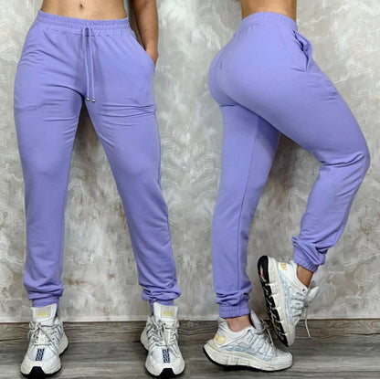 Pantalón Jogger Mujer en Tela Burda