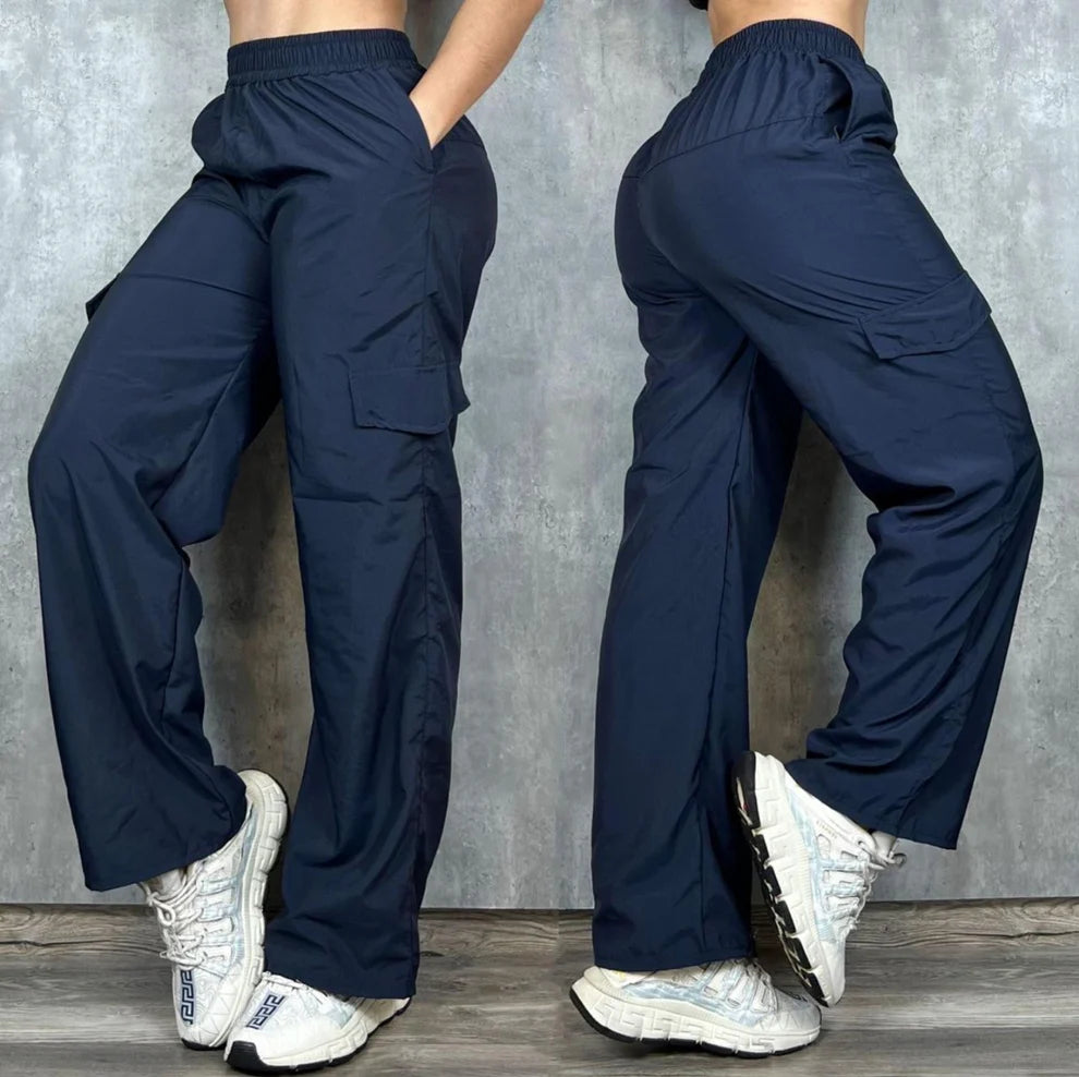 Pantalón Bota Ancha Mujer en Tela Antifluido