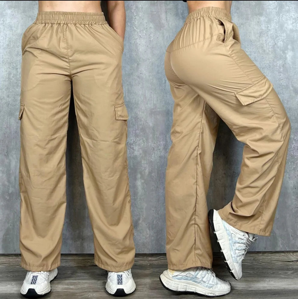 Pantalón Bota Ancha Mujer en Tela Antifluido